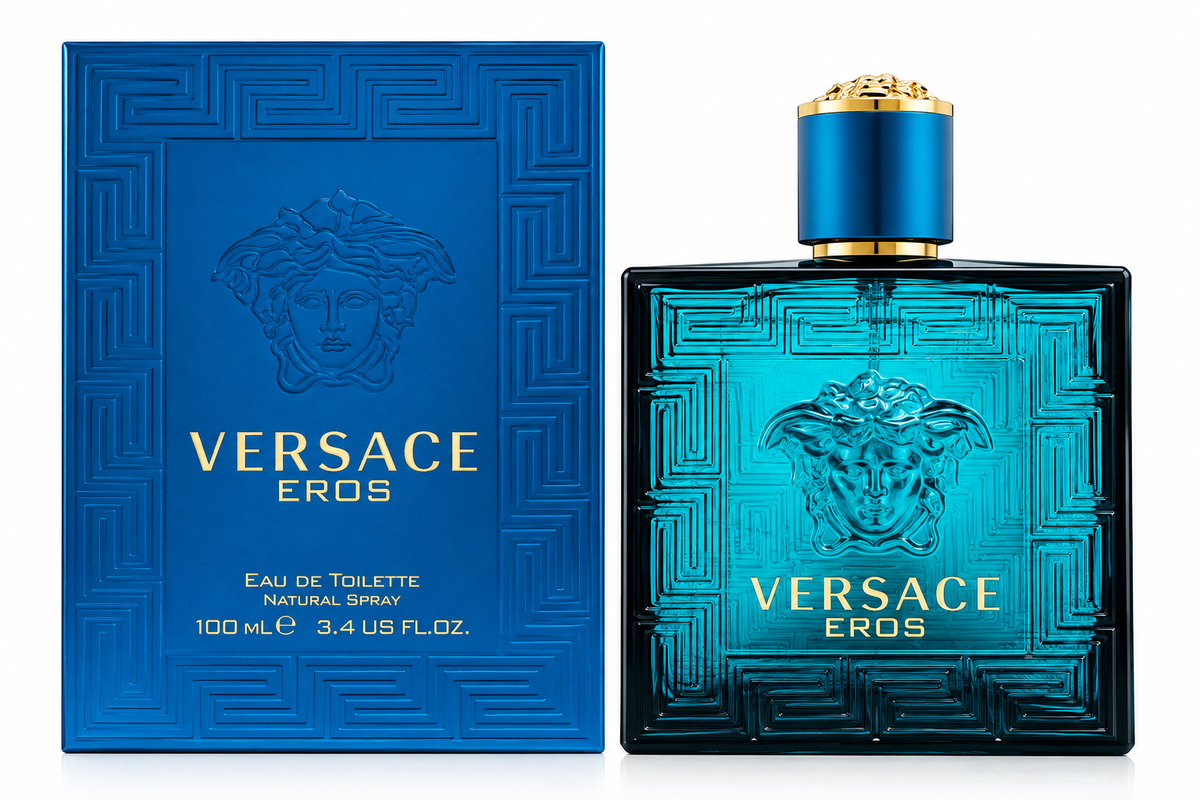 Versace Eros for Men Eau de Toilette Spray 3.4 oz (100ml) – Fragrance