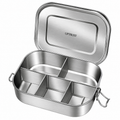 Stainless Steel Bento Lunch Box, 5 Compartments, Large 1400ml Food Container
