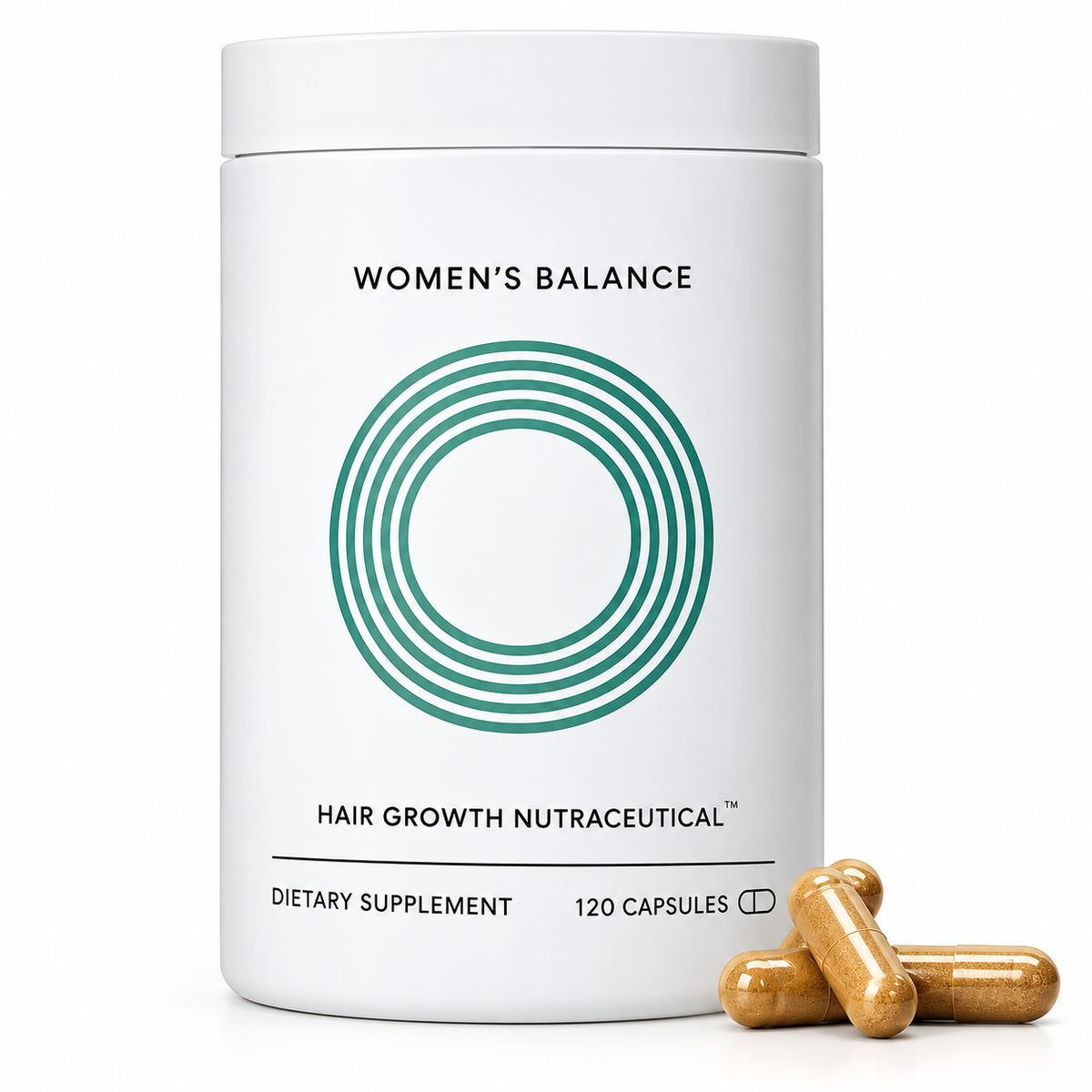 Women's Balance Hair Growth Supplements for Women Ages 45+, 120 Capsules