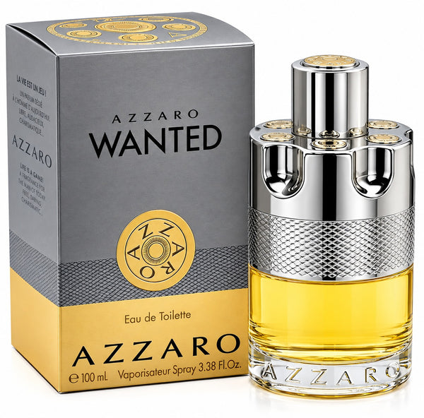 Azzaro Wanted Eau de Toilette for Men 3.4 oz (100ml) – New in Box